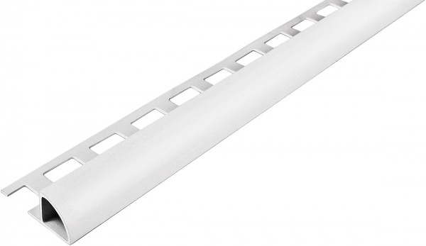 Rundprofil weiß geschlossen PVC