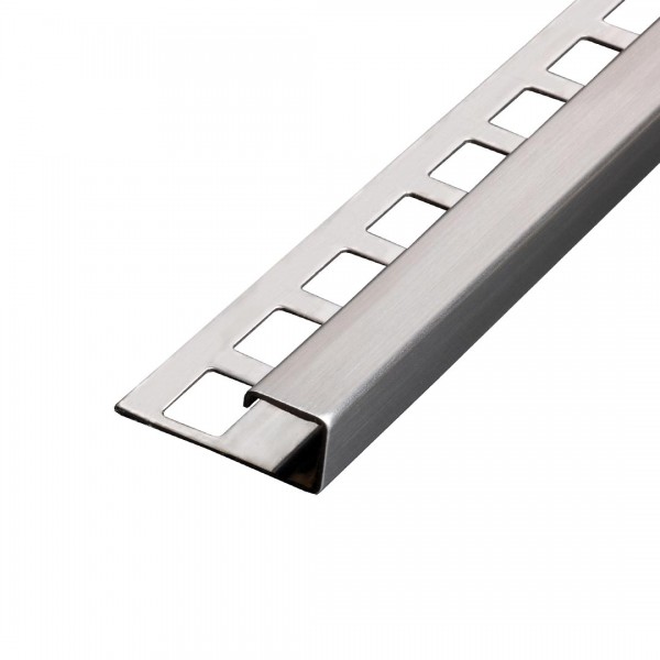 Quadratprofil Edelstahl gebürstet 8 mm 250 cm