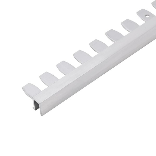 Quadratprofil zum Biegen Aluminium natur