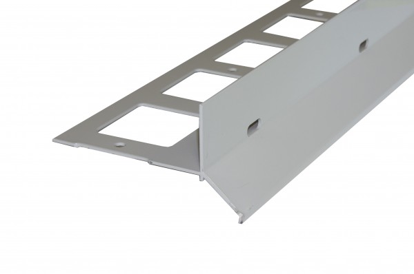 Balkonprofiel Y-vorm splitbed zilver 53 mm