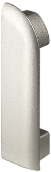 DURAL Arbeitsplattenprofil Endkappe silber VE 2Stk; Höhe:9 mm|Seite:links