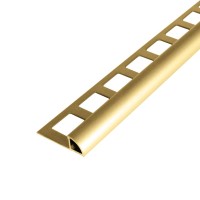 Viertelkreisprofil gold eloxiert  Viertelkreisprofil gold eloxiert