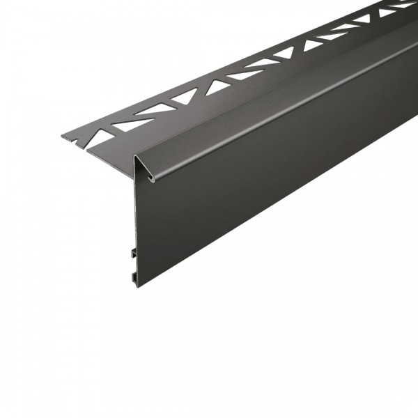 Balkonwinkelprofil mit Tropfkante anthrazit 60 mm Höhe