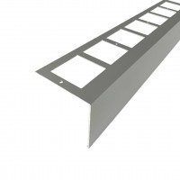 Balkonprofil L-Form Aluminium silber Balkonprofil L-Form Aluminium silber