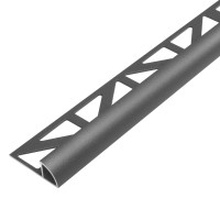 Round edge trim Salt'n'Pepper anthracite from aluminium Round edge trim Salt'n'Pepper anthracite from aluminium