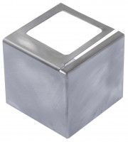 Balkonecke aus Edelstahl in L-Form Balkonecke aus Edelstahl in L-Form