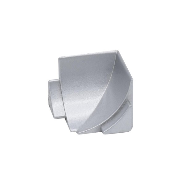 Internal corner connecting profile cove silver