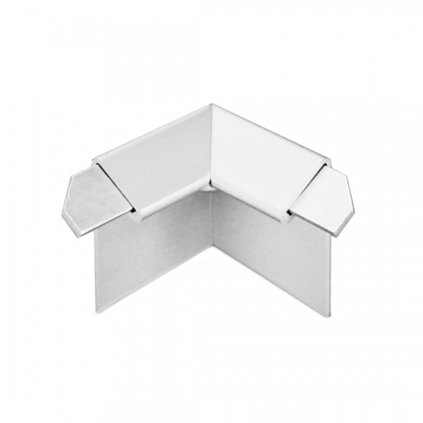 Innenecke Balkonwinkelprofil Tropfkante silber 18 mm