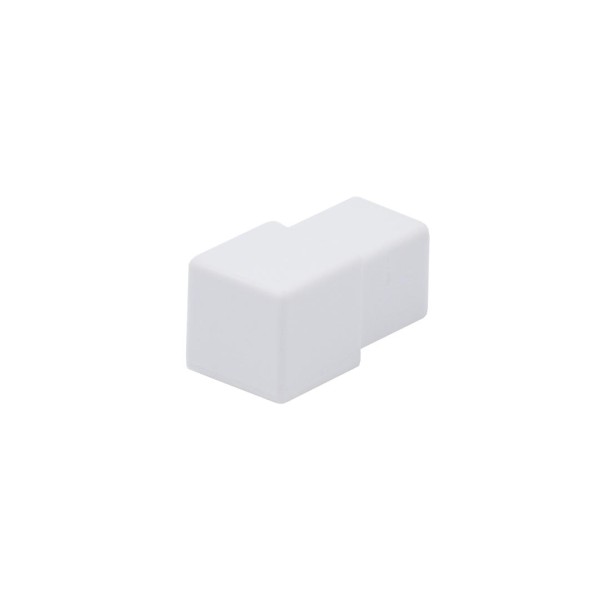 Quadratecke PVC weiß