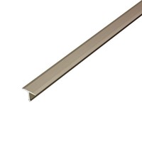 Übergangsprofil T-Form titan 14 mm Übergangsprofil T-Form titan 14 mm