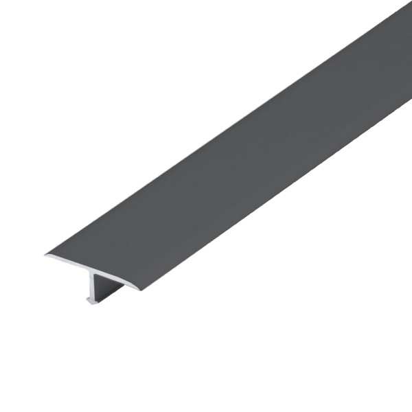 Übergangsprofil Aluminium schwarz beschichtet 25 mm