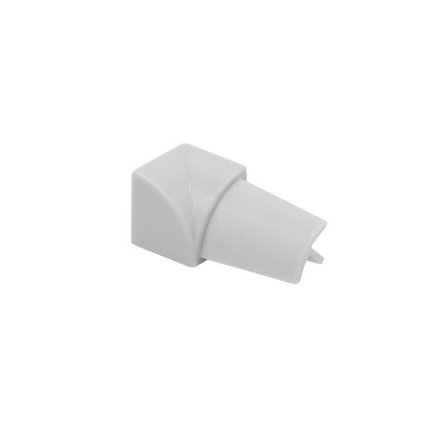 Inside corners PVC silver gray (blister) VE 2Stk; Höhe:8 mm