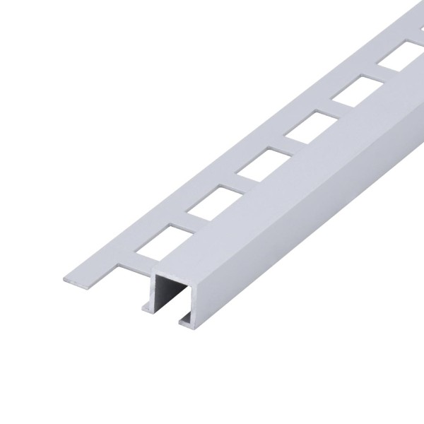 Quadratprofil silber eloxiert