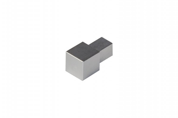 Quadratecke Metalldruckguss Natur ECO