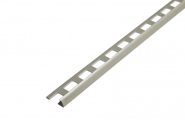 Viertelkreisprofil offen PVC grau