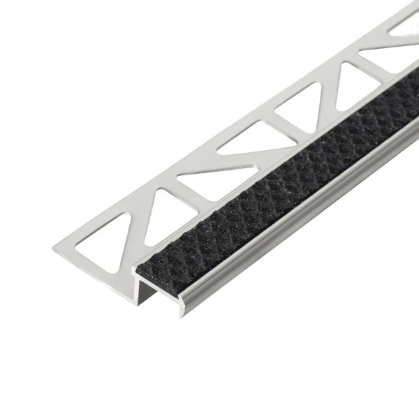 Trapprofiel antislip alu zwart 9 mm 250 cm