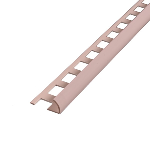 Rundprofil PVC pastellrosa offen