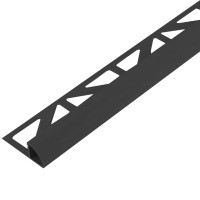 DURAL round edge trim alu black matt DURAL round edge trim alu black matt