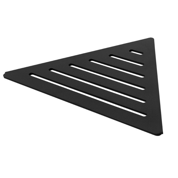 TI-SHELF Dreieckige Eckablage schwarz LINE