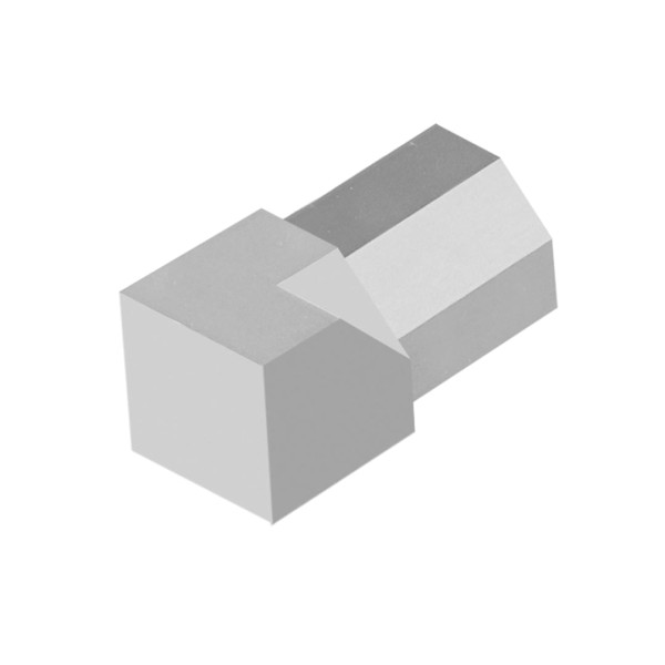 Internal corner Diamond profile silver 9 mm
