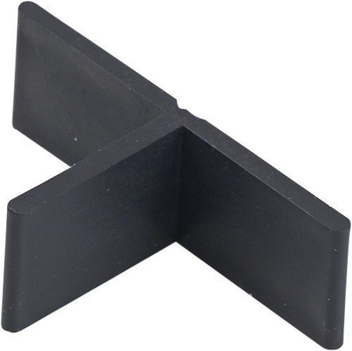 Fugenkreuz schwarz T-Form
