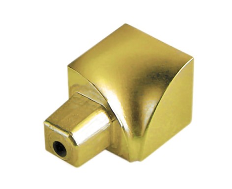 Innenecke gold-hochglanzeloxiert Aluminium