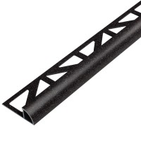 DURAL round edge trim Salt'n'Pepper black brown aluminium DURAL round edge trim Salt'n'Pepper black brown aluminium