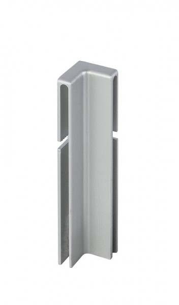 Innenecke Balkonwinkelprofil T-Form silber 60 mm