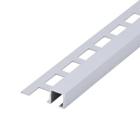 Quadratprofil silber eloxiert Quadratprofil silber eloxiert