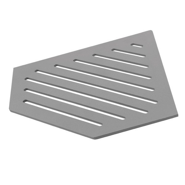 TI-SHELF Fünfeckige Eckablage betongrau LINE
