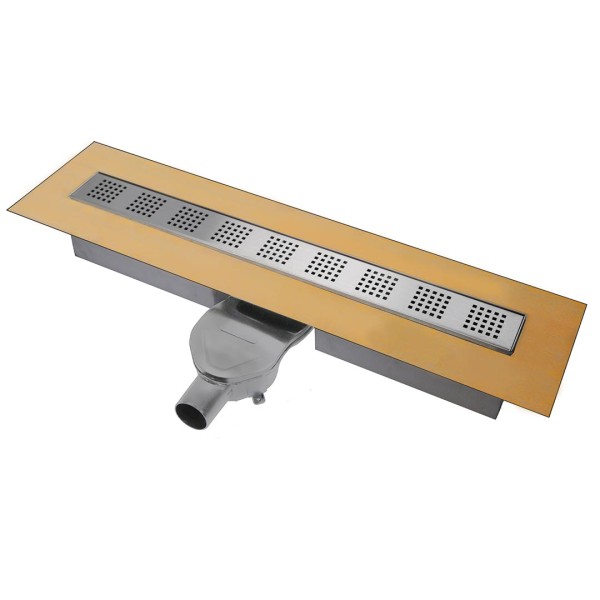 Duschrinnen Komplettset square