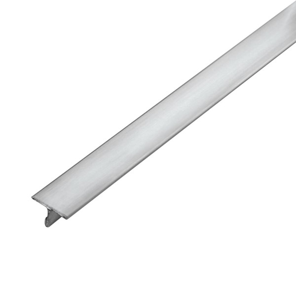 Übergangsprofil T-Form Edelstahl natur 14 mm