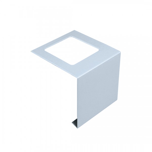 Verbinder Balkonprofil L-Form Alu silber 55 mm