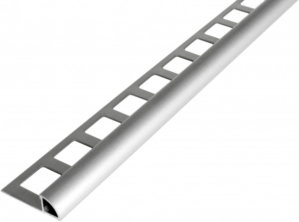 Viertelkreisprofil Aluminium silber eloxiert