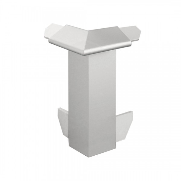 Außenecke Balkonwinkelprofil Tropfkante silber 60 mm