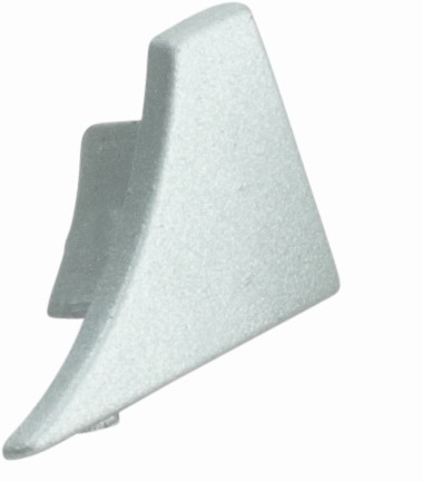 Endkappe rechts silber