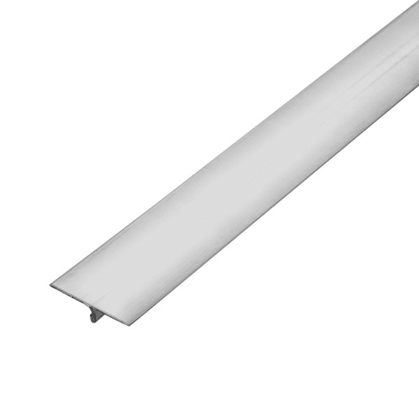 Übergangsprofil T-Form Edelstahl natur 25 mm