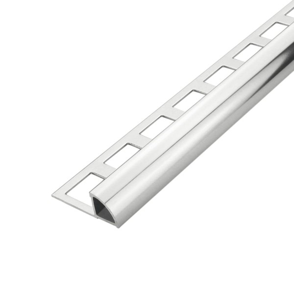 Viertelkreisprofil Aluminium silber (glänzend) 6 mm