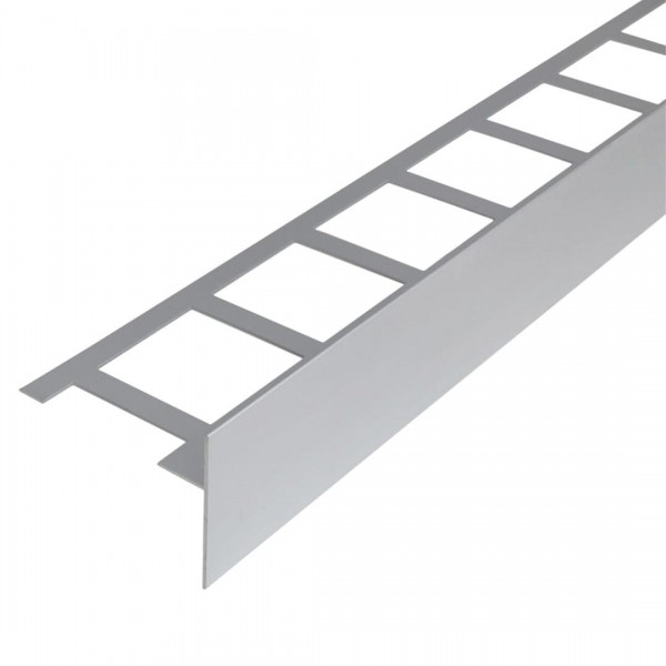 Balkonwinkelprofil T-Form 60 mm silber eloxiert