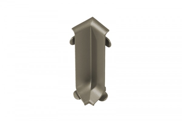 Innenecke Sockelleisten titan VE 2Stk; Höhe:60 mm
