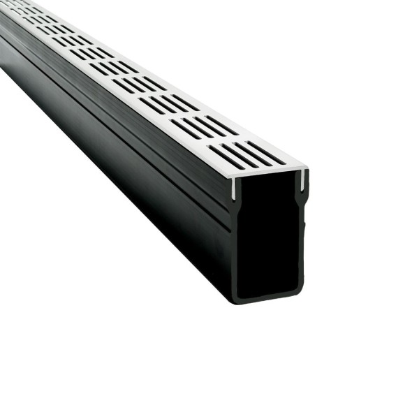 Entwässerungsrinne UD Pro silber UDP 65 100 cm