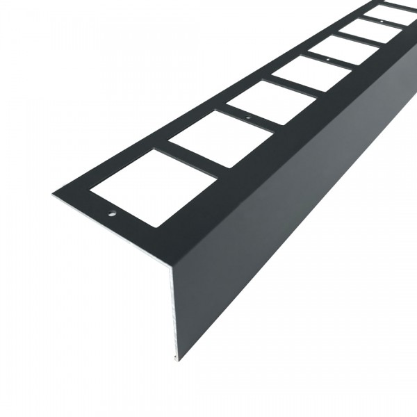 Balkonprofil L-Form Aluminium anthrazit 55 mm